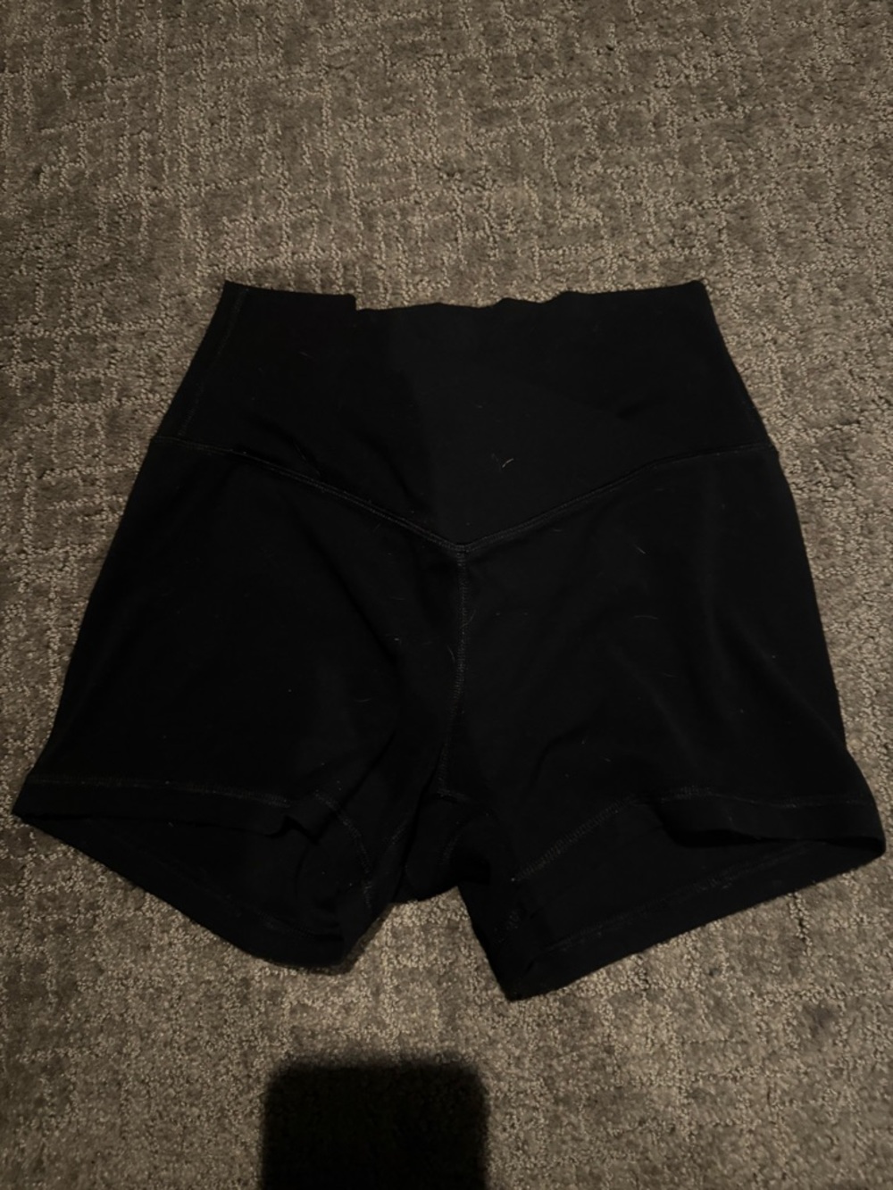 High-Rise Black Women’s Workout Shorts